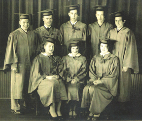 picture of Folsomville graduating class of 1950