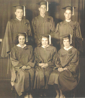 picture of Folsomville graduating class of 1951