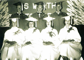 picture of Folsomville graduating class of 1954